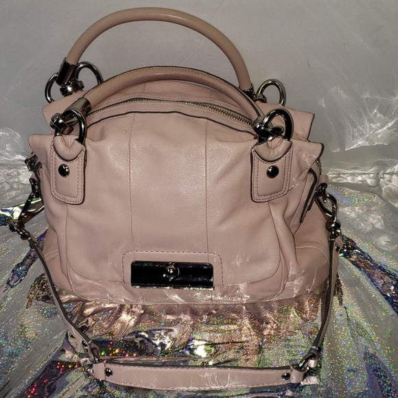 Coach Handbags - Pink Coach Handbag Med. size